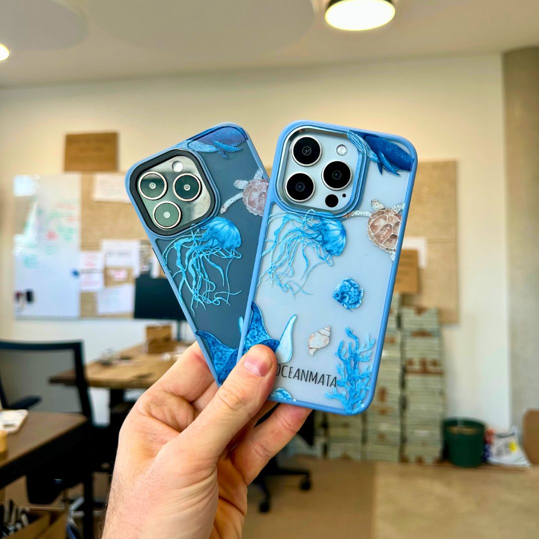 iPhone 17 pro Hülle - Schildkröte bunt - "Turtle & Friends" - nachhaltig