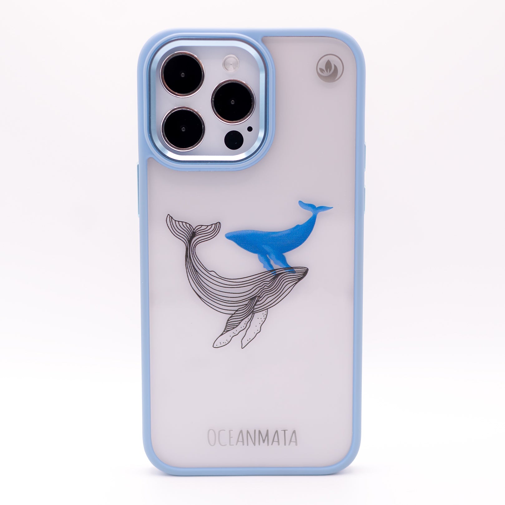 iPhone 16 Hülle - Wal blau - "BlueWhale" - nachhaltig
