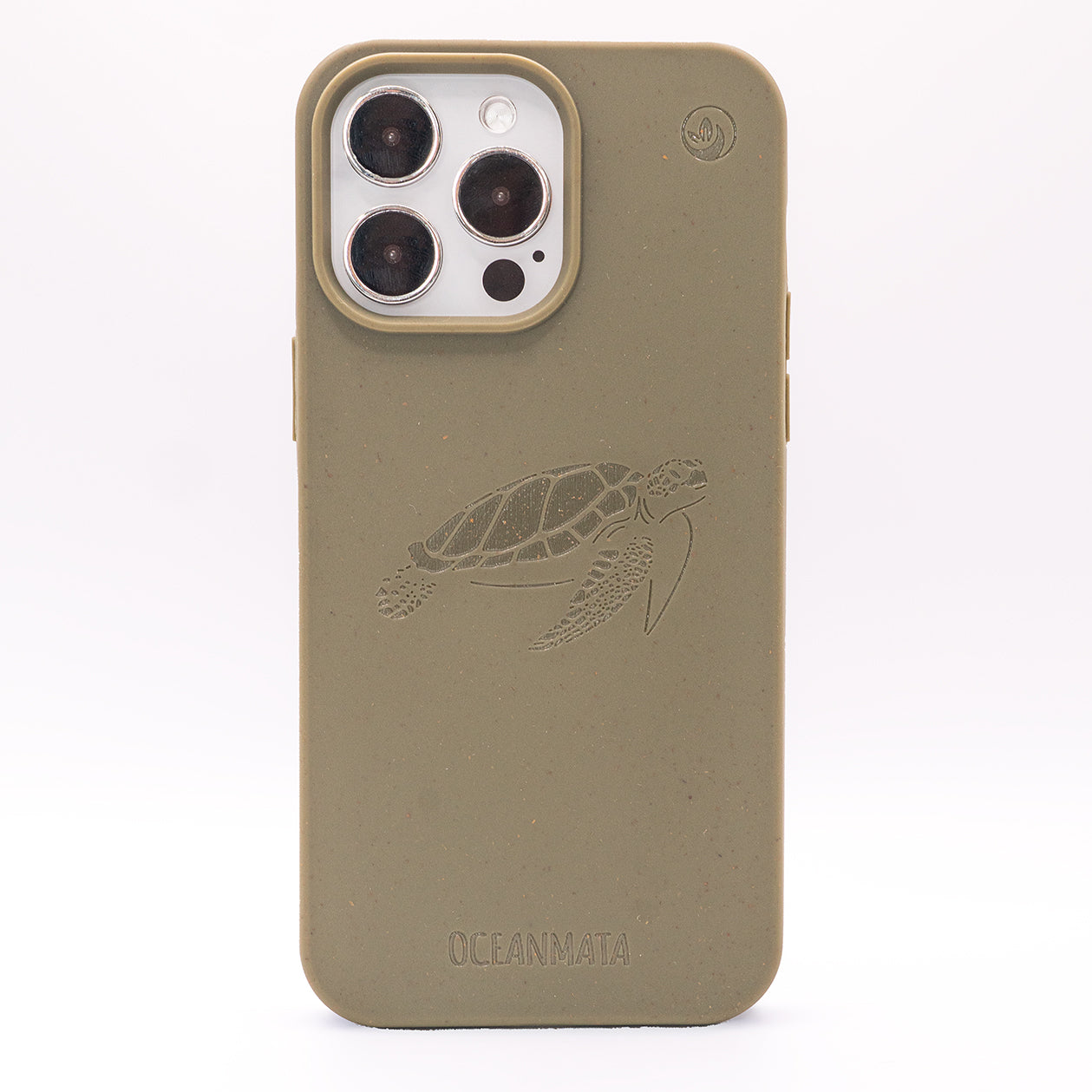 iPhone 13 mini Hülle - grün - "TURTLE" - nachhaltig