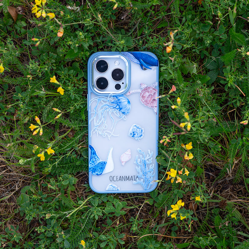iPhone 17 Air Hülle - Schildkröte bunt - "Turtle & Friends" - nachhaltig