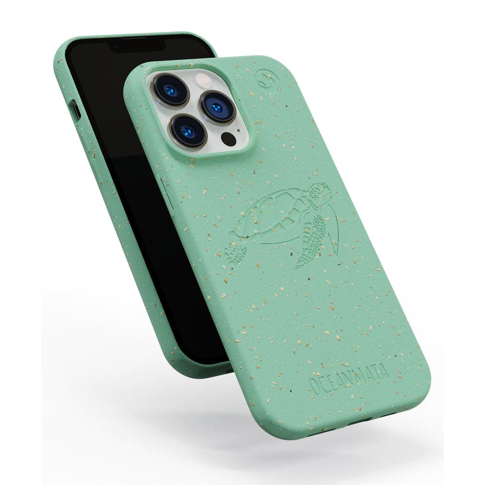 iPhone 17 Hülle - grün - "TURTLE" - nachhaltig