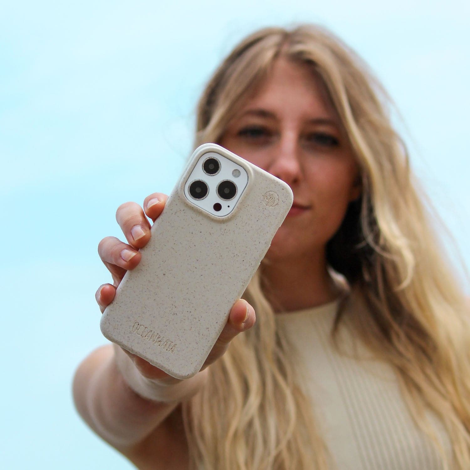iPhone 14 pro Hülle - weiß - nachhaltig – Ansicht 5