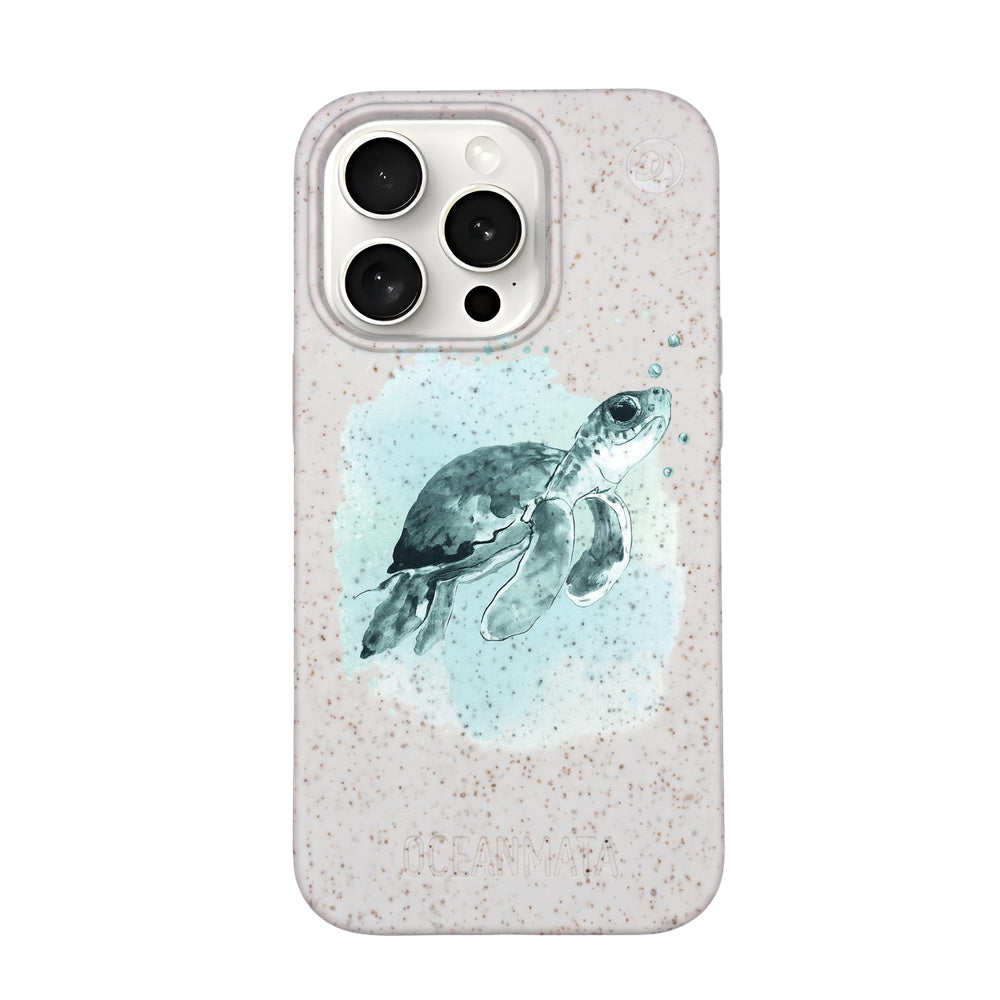 Biologisch abbaubare Handyhülle iPhone 15 pro max Babyturtle — kompostierbar — Vorderseite