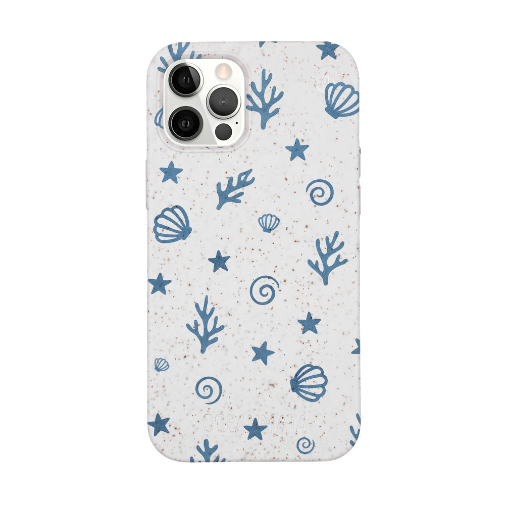 iPhone 12 Pro / iPhone 12 Case - Coral White - "BlueCoralLife" - Sustainable
