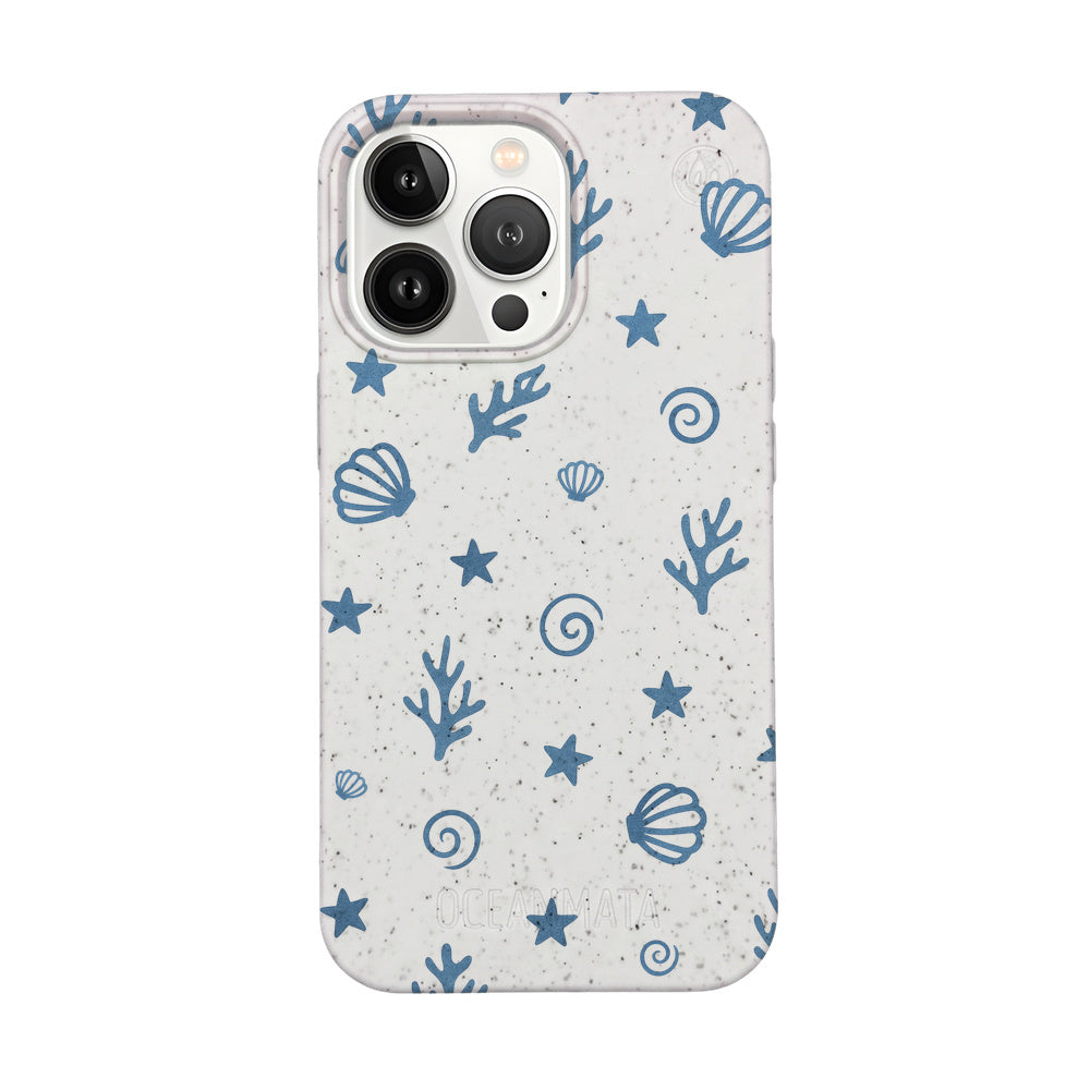 iPhone 13 Pro Max Case - Coral White - "BlueCoralLife" - sustainable