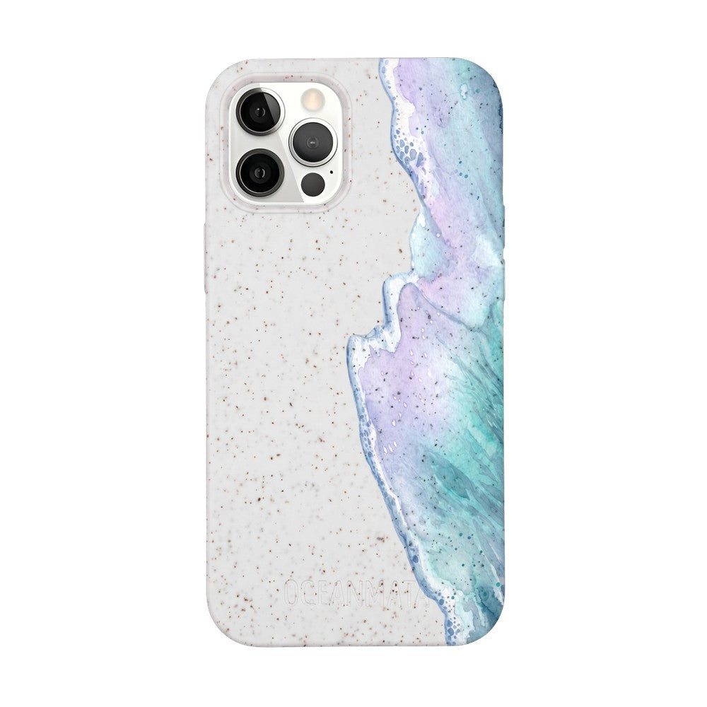 iPhone 12 Pro / iPhone 12 Case - white - "bluehour" - sustainable