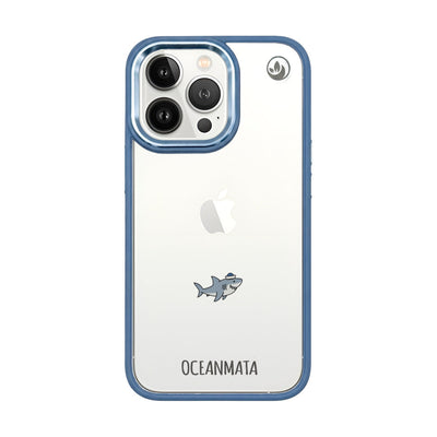 iPhone 13 Pro Max Case - Shark Blue - "Captain Shark" - sustainable