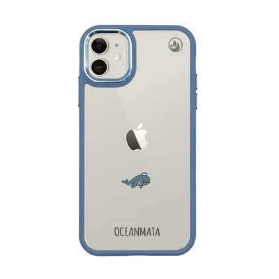 iPhone 11 Case - Whale Blue - "Captain Whale" - sustainable