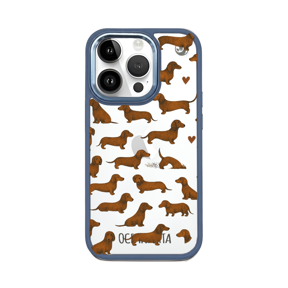 iPhone 14 Pro Hülle - Dackel - "Dackel" - nachhaltig