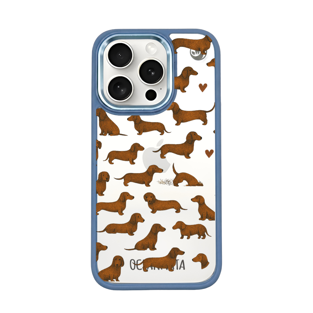 iPhone 15 pro Hülle - Dackel - "Dackel" - nachhaltig