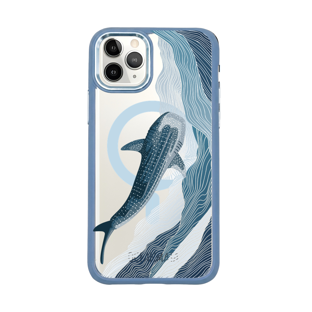 iPhone 11 pro Hülle - Walhai blau - "DeepWater" - nachhaltig