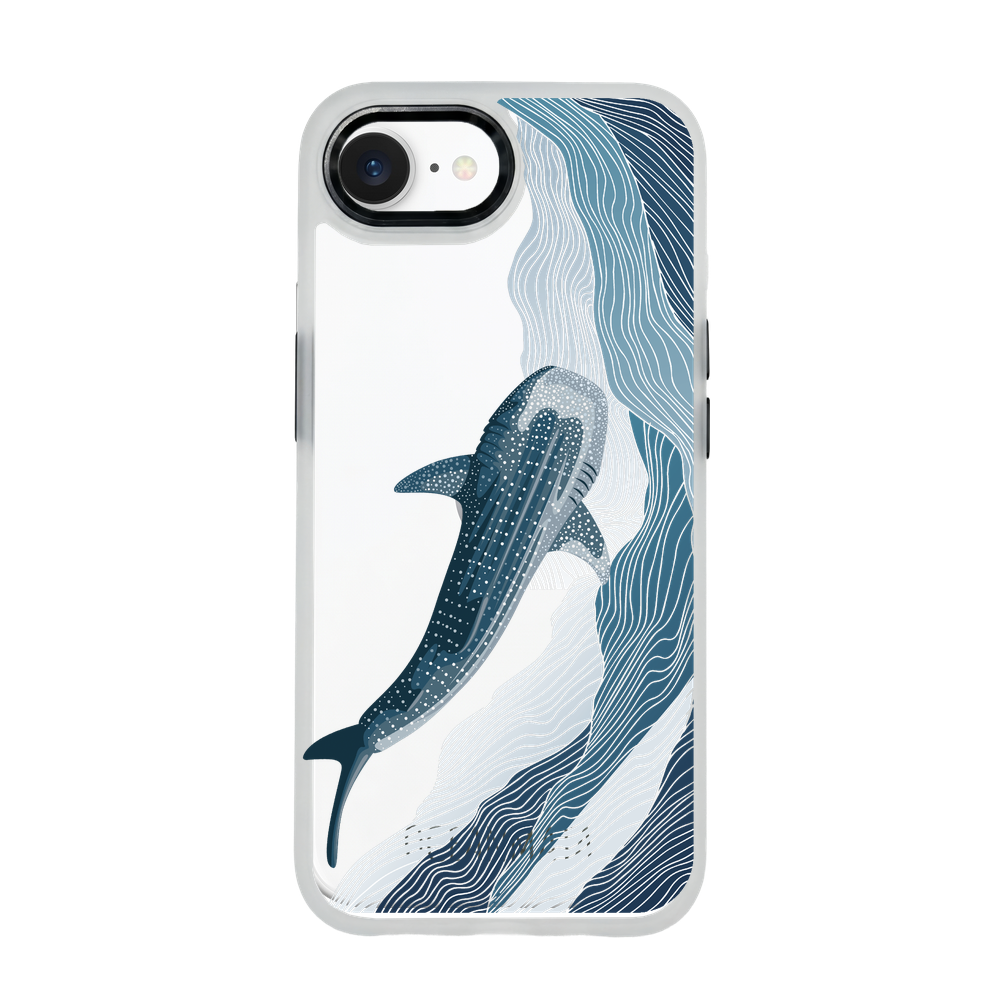 iPhone 16e/17e Hülle - Walhai blau - "DeepWater" - nachhaltig