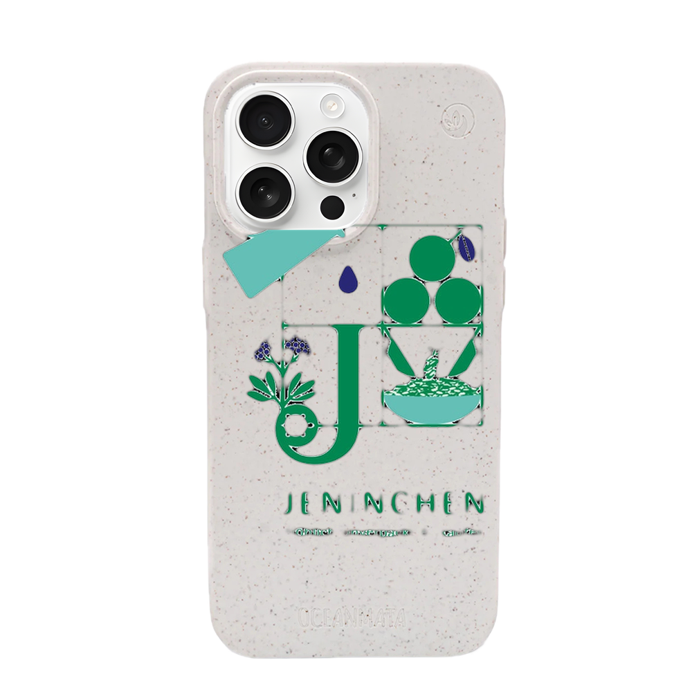 Jeninchen - Fröhlich Unverpackt Einkaufen Hülle Weiß