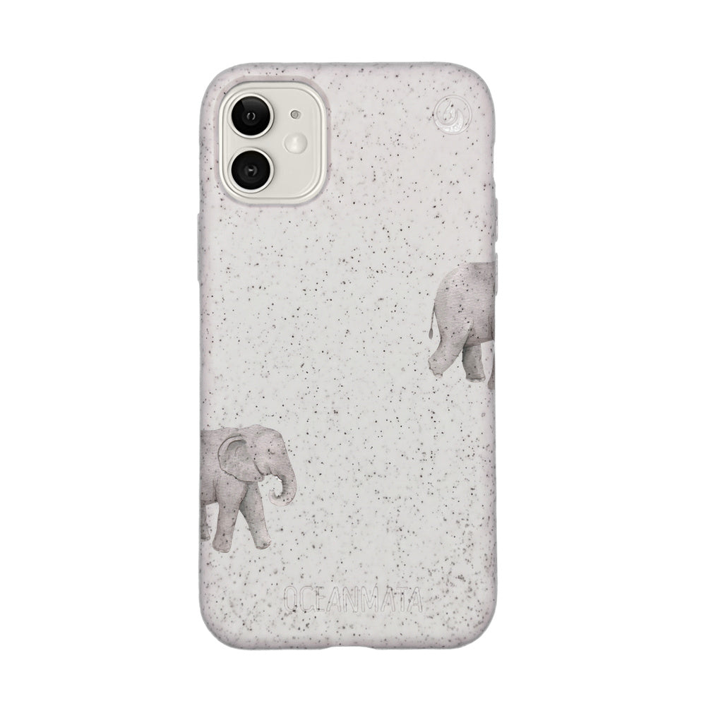 Biologisch abbaubare Handyhülle iPhone 11 Ele Fant — kompostierbar — Vorderseite