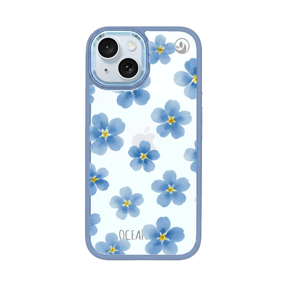 iPhone 15 Hülle - vergissmeinnicht - "forget-me-not" - nachhaltig