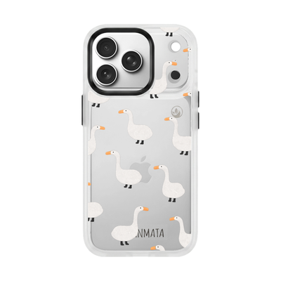 iPhone 17 pro max Hülle - gans blau - "Goose Fella" - nachhaltig