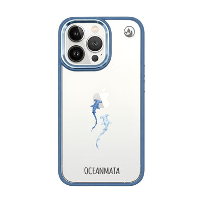 iPhone 13 Pro case - shark blue - "Hammerhead" - sustainable