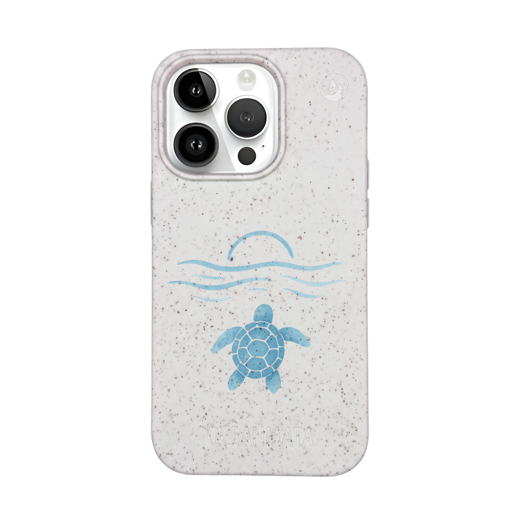 iPhone 14 Pro Max Case - White - "Into the Sun" - Sustainable