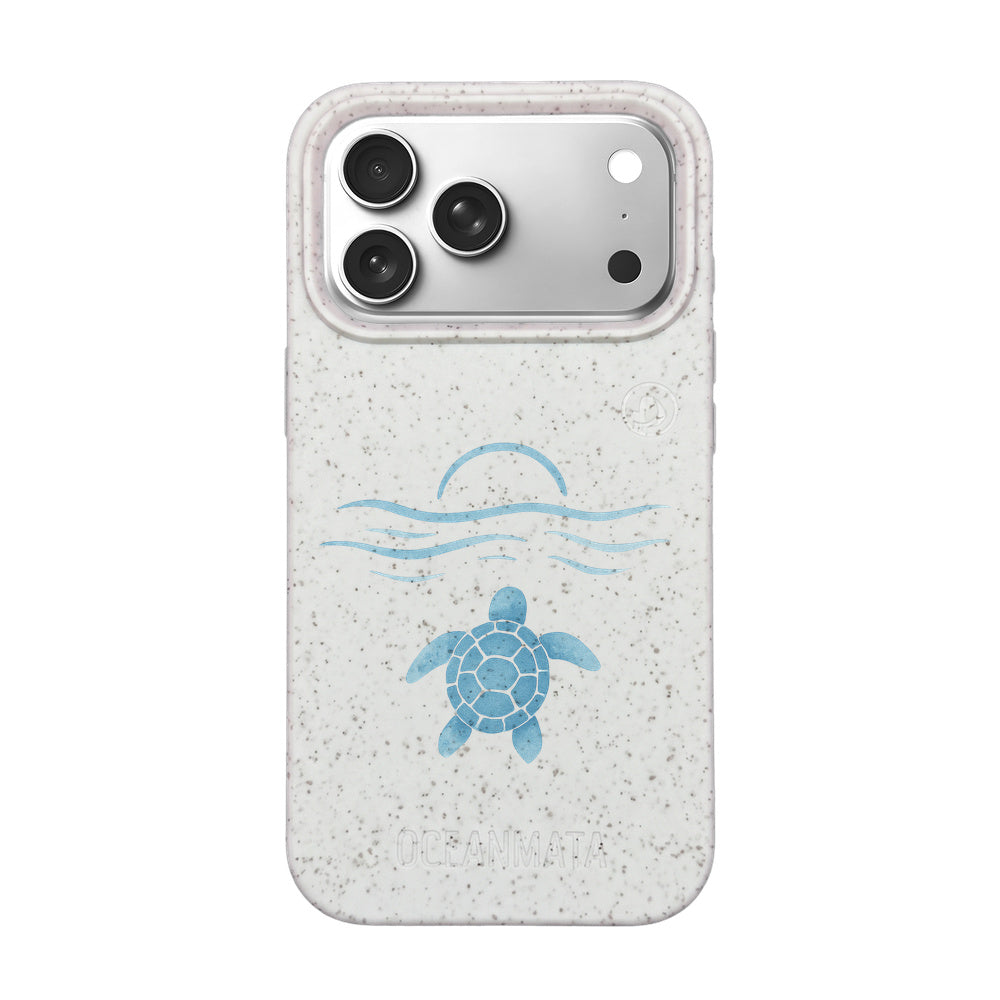 iPhone 17 Pro Max Case - White - "Into the Sun" - Sustainable