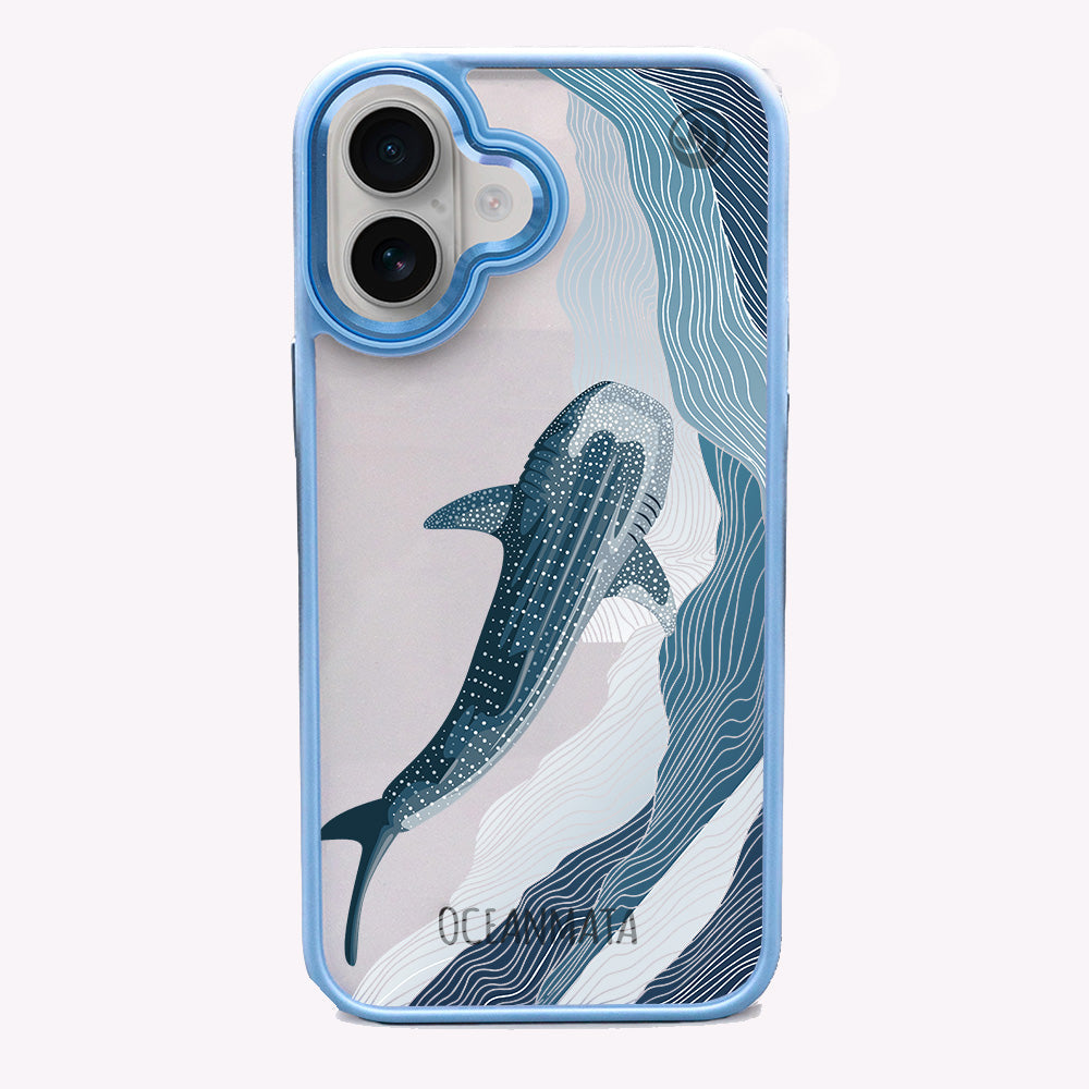 iPhone 16 Hülle - Walhai blau - "DeepWater" - nachhaltig
