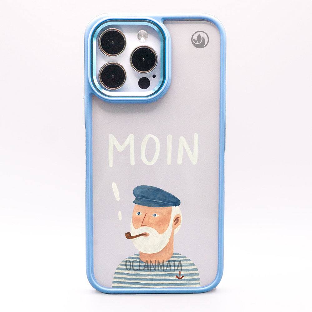 iPhone 11 pro Hülle - Moin blau - "Ostfriese" - nachhaltig