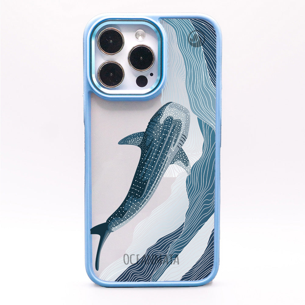 iPhone 15 pro max Hülle - Walhai blau - "DeepWater" - nachhaltig
