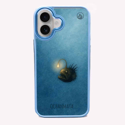 iPhone 16 Case - Blue Anglerfish - "Sour" - sustainable