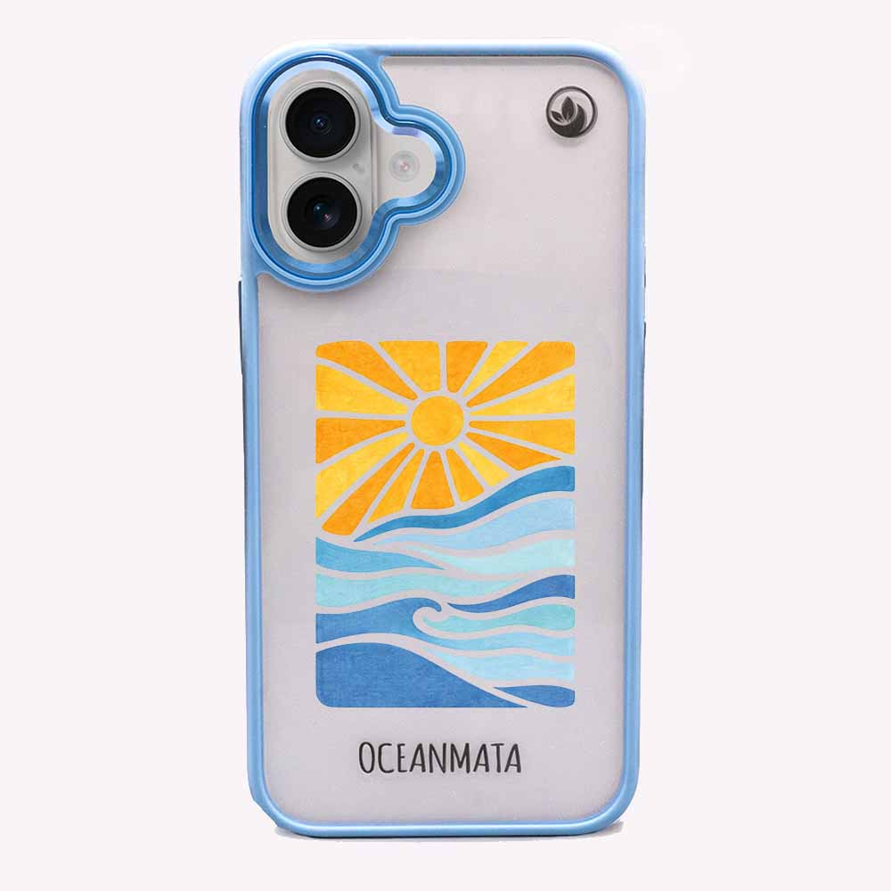 iPhone 16 Hülle - Meer blau - "Sun&Sea" - nachhaltig