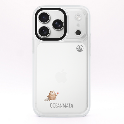 iPhone 17 Pro Max Case - Beaver Blue - "BeaverBliss" - sustainable