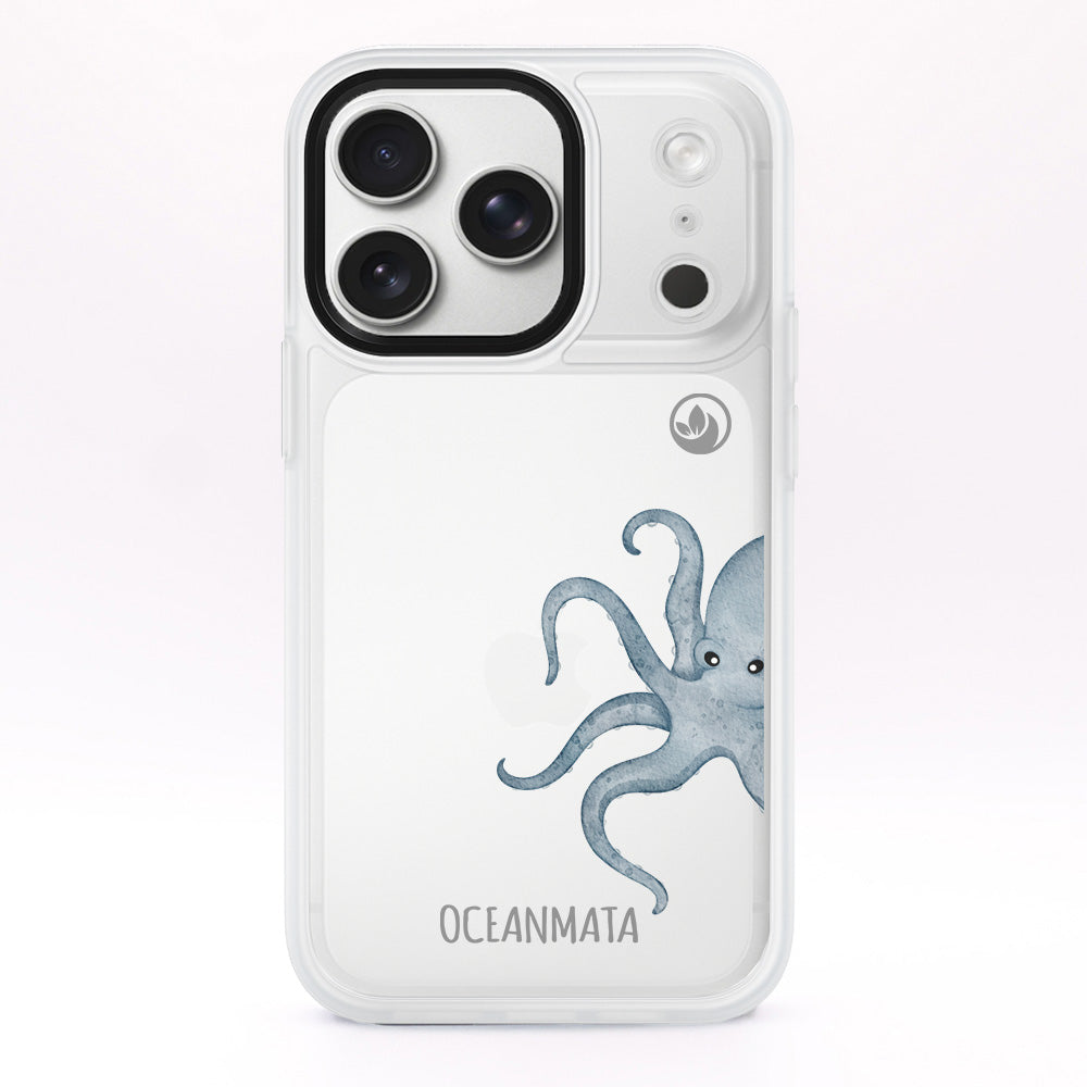 iPhone 17 pro max Hülle - Oktopus blau - "TentacleTheory" - nachhaltig