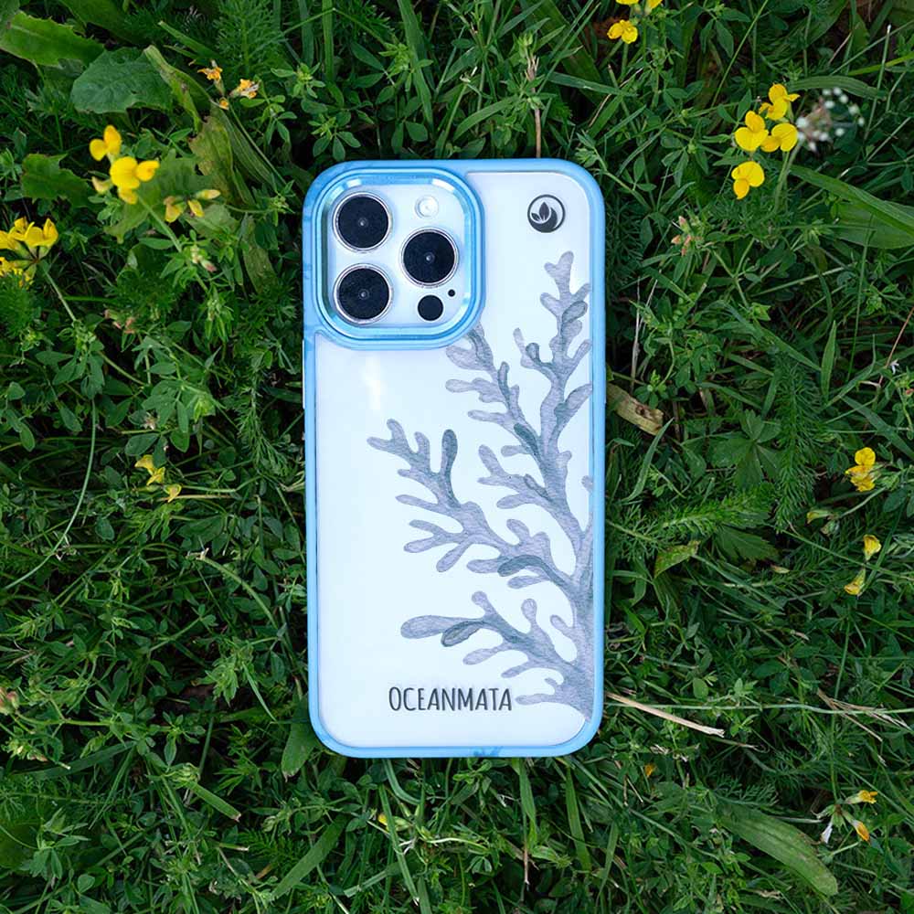 iPhone 11 Hülle - Coral blau - "CoralBlue" - nachhaltig