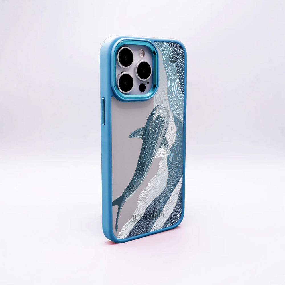 Samsung S25 Hülle - Walhai blau - "DeepWater" - nachhaltig