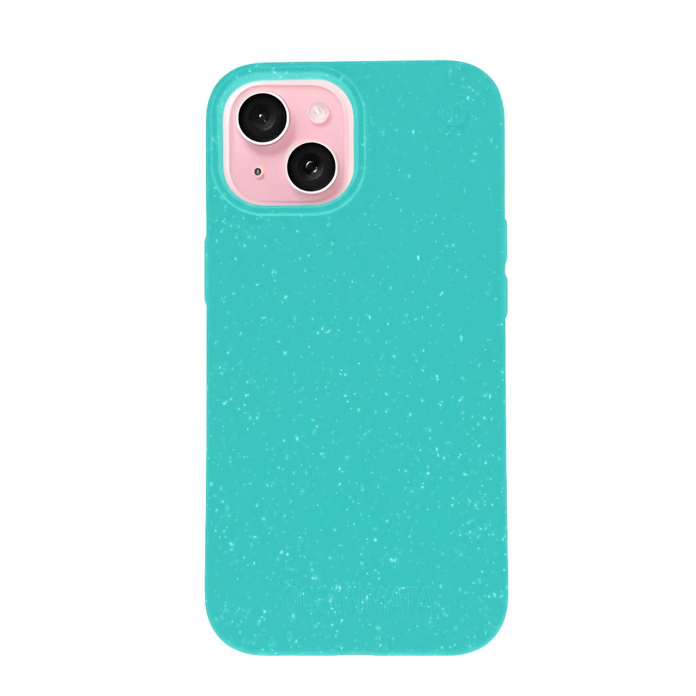 iPhone 15 case - turquoise - sustainable