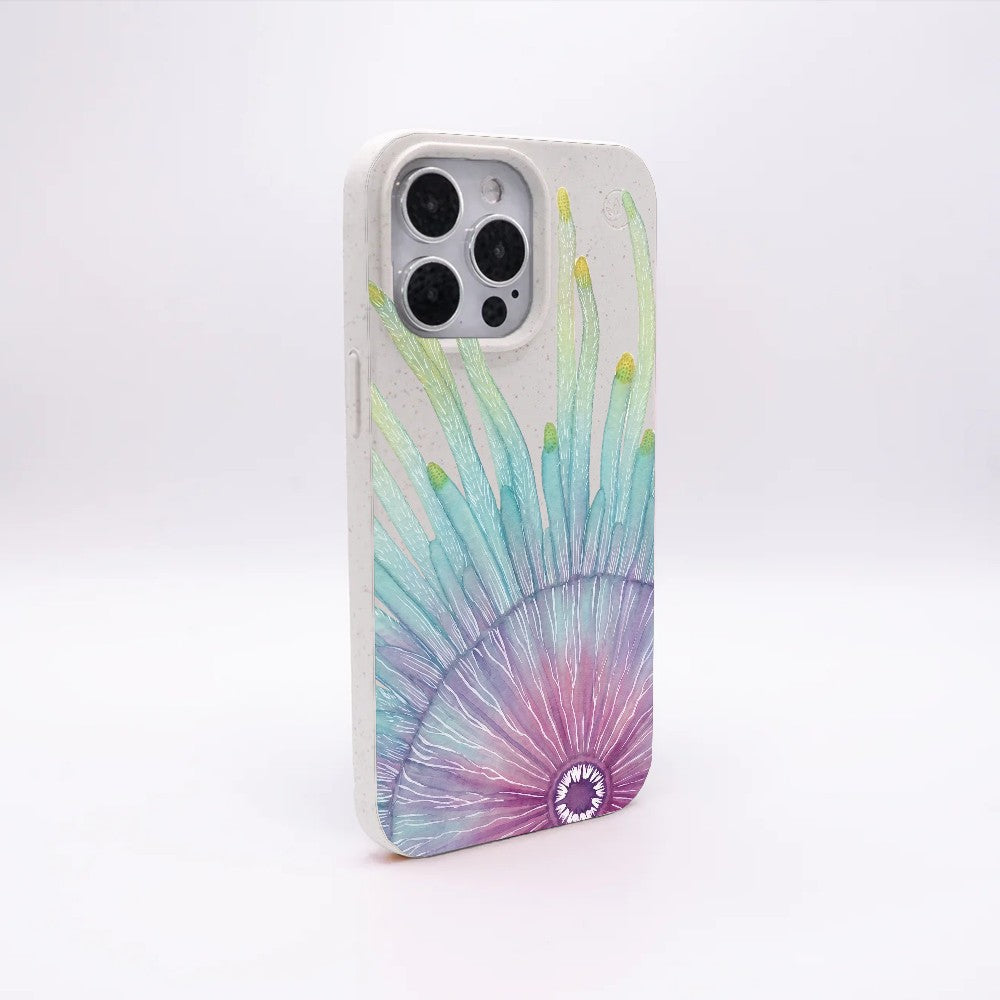 iPhone 14 pro max Hülle - weiß - "jellybutton" - nachhaltig