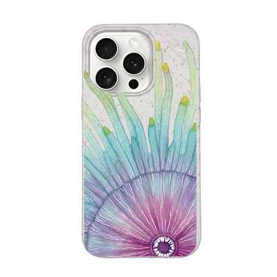 iPhone 15 pro Hülle - weiß - "jellybutton" - nachhaltig