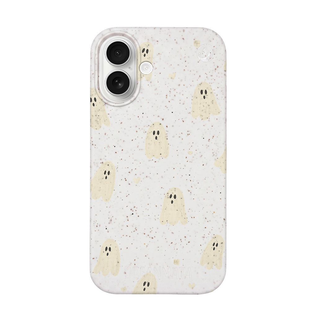 iPhone 17 Case - Ghost White - "LittleGhost" - sustainable