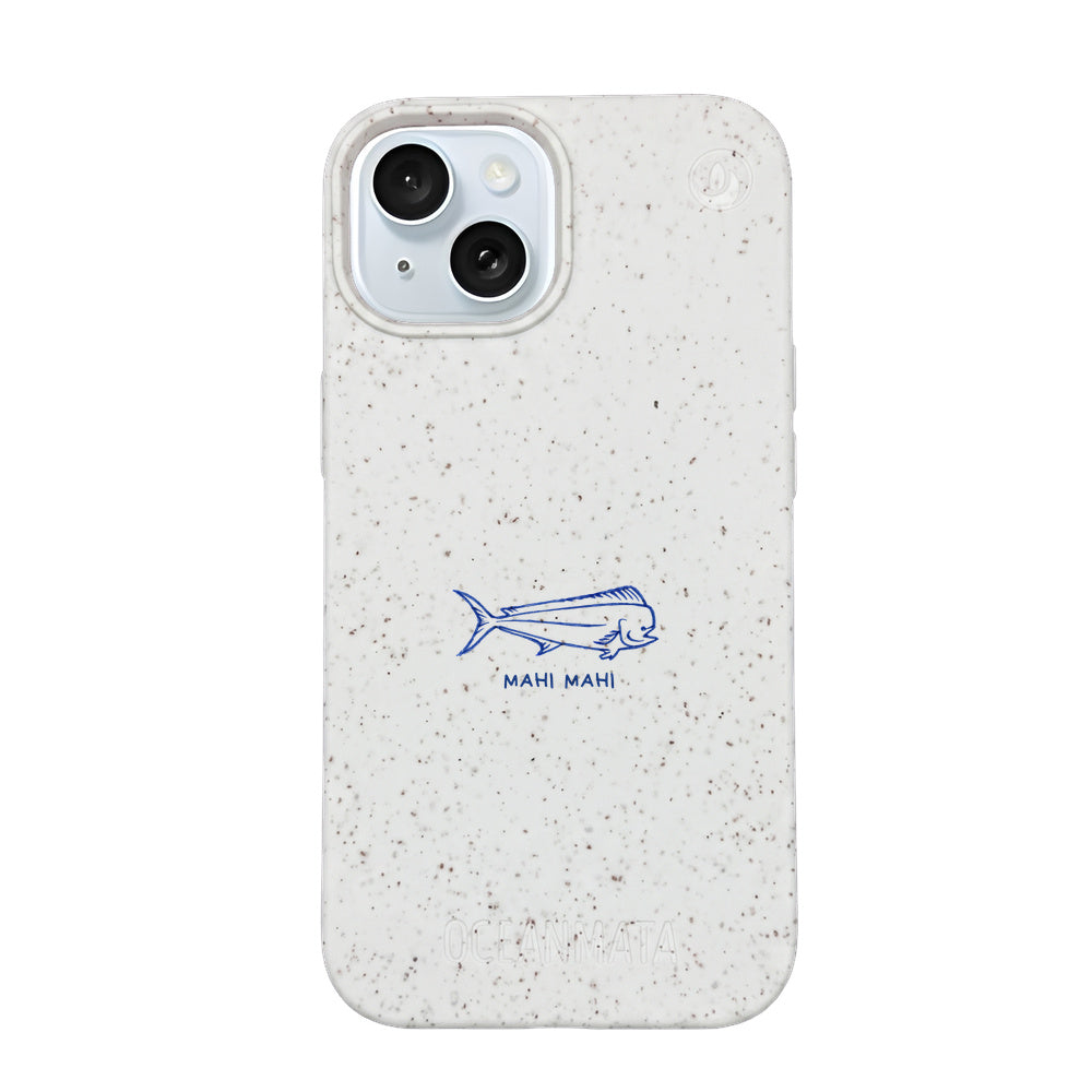 iPhone 15 Case - Fish White - "MahiMahi" - sustainable