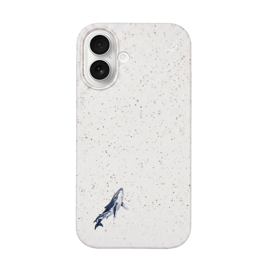 iPhone 17 Hülle - Buckelwal weiß - "OceanLullaby" - nachhaltig
