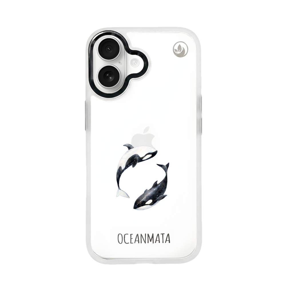 iPhone 17 Hülle - Orca blau - "OrcaFlow" - nachhaltig