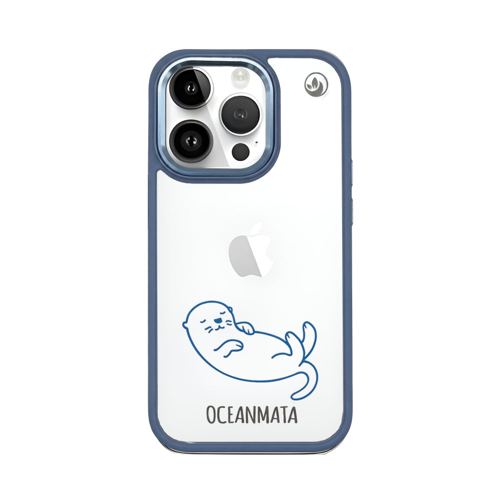 iPhone 14 pro Hülle - Otter blau - nachhaltig