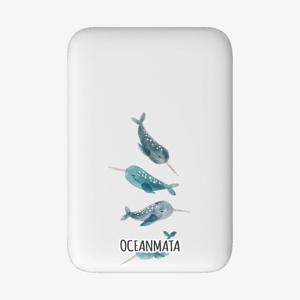 Powerbank MagSafe - "Narwhale" - nachhaltig