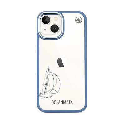 iPhone 13 mini Case - Line Art Whale - "Space Shot" - sustainable