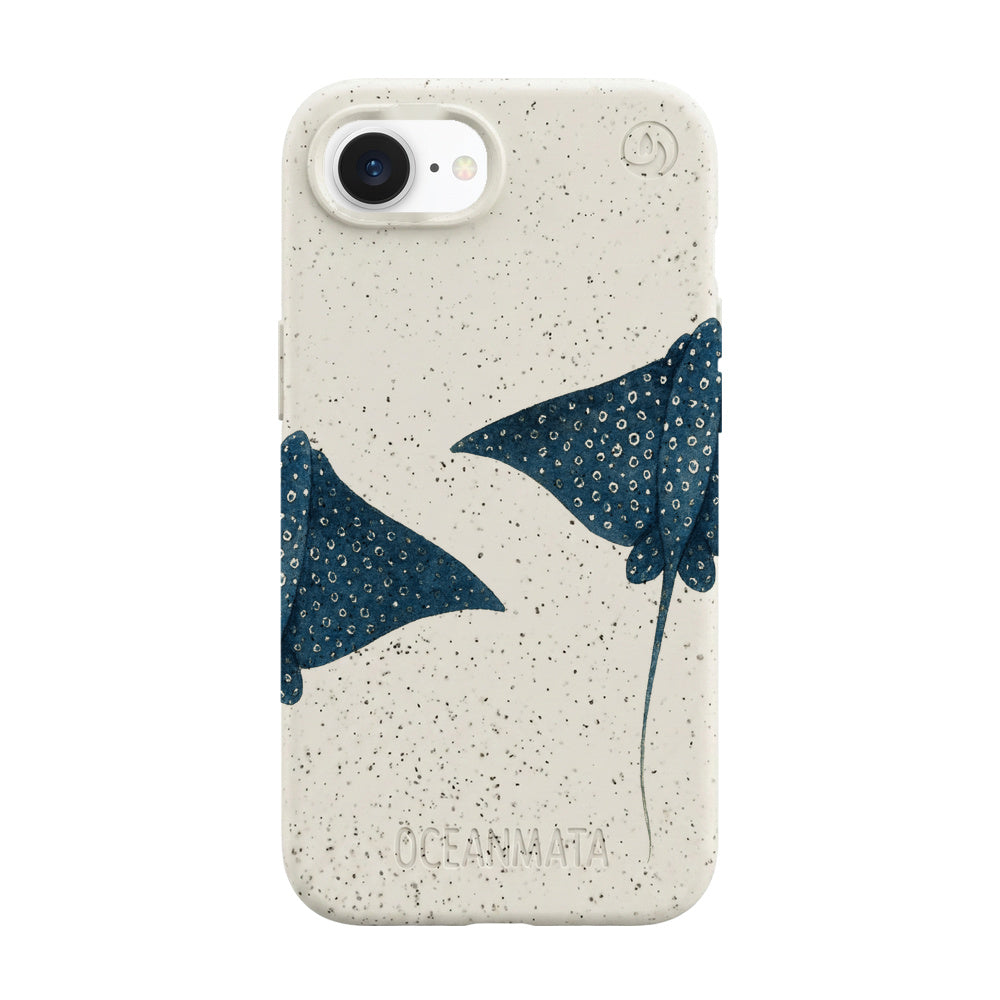 iPhone 16e/17e Case - Ray white - "RayDance" - sustainable
