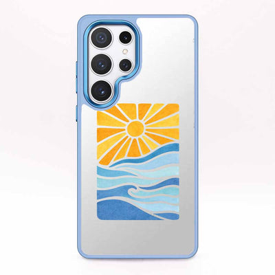 Samsung S25+ Case - Ocean Blue - "Sun&Sea" - sustainable