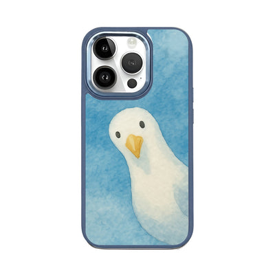 iPhone 14 pro max case - Seagull blue - "Seagull" - sustainable