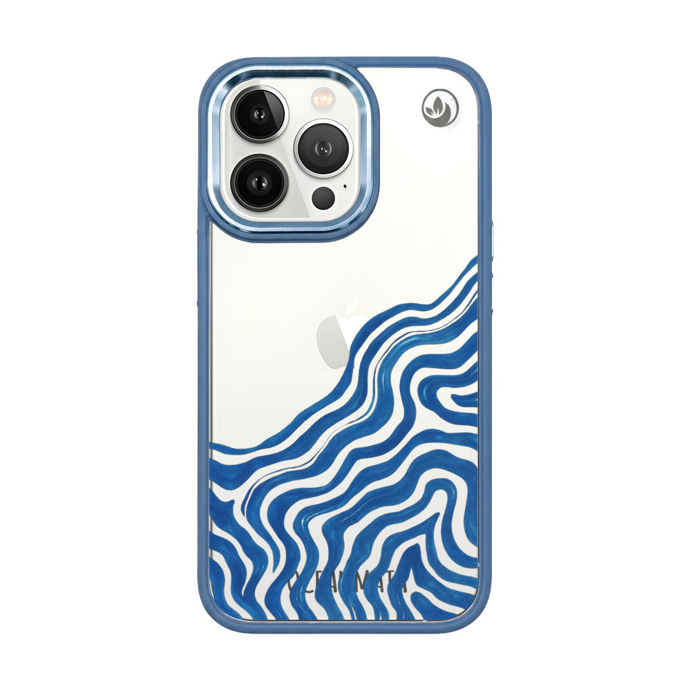 iPhone 13 pro max Hülle - Welle abstrakt - "Summerwave" - nachhaltig