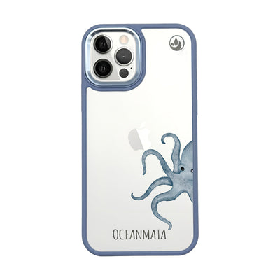 iPhone 12 Pro / iPhone 12 Case - Octopus blue - "TentacleTheory" - sustainable