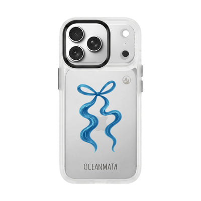 iPhone 17 Pro Max Case - Blue Bow - "tideknot" - Sustainable