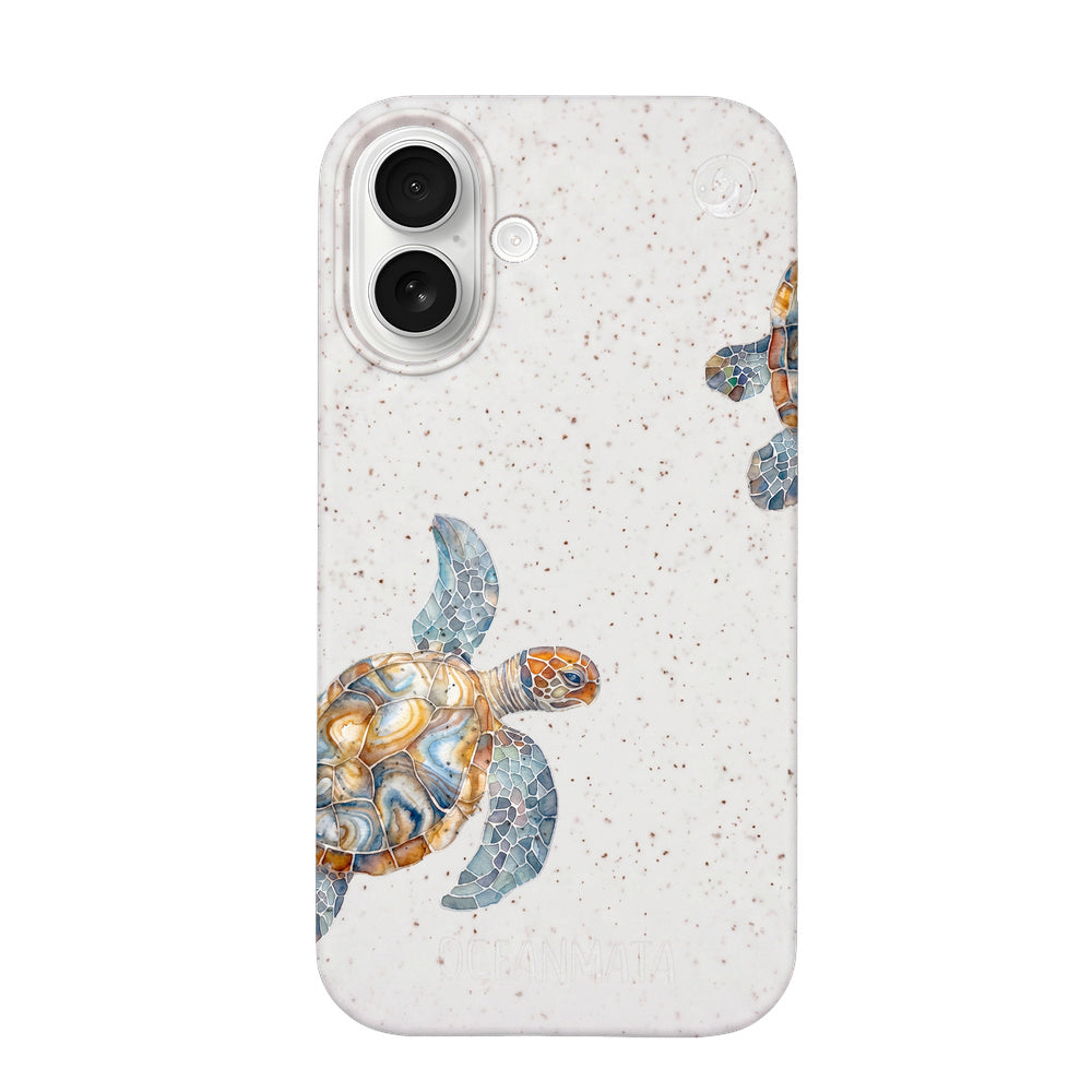 iPhone 17 Case - Turtle White - "TurtleGaze" - sustainable