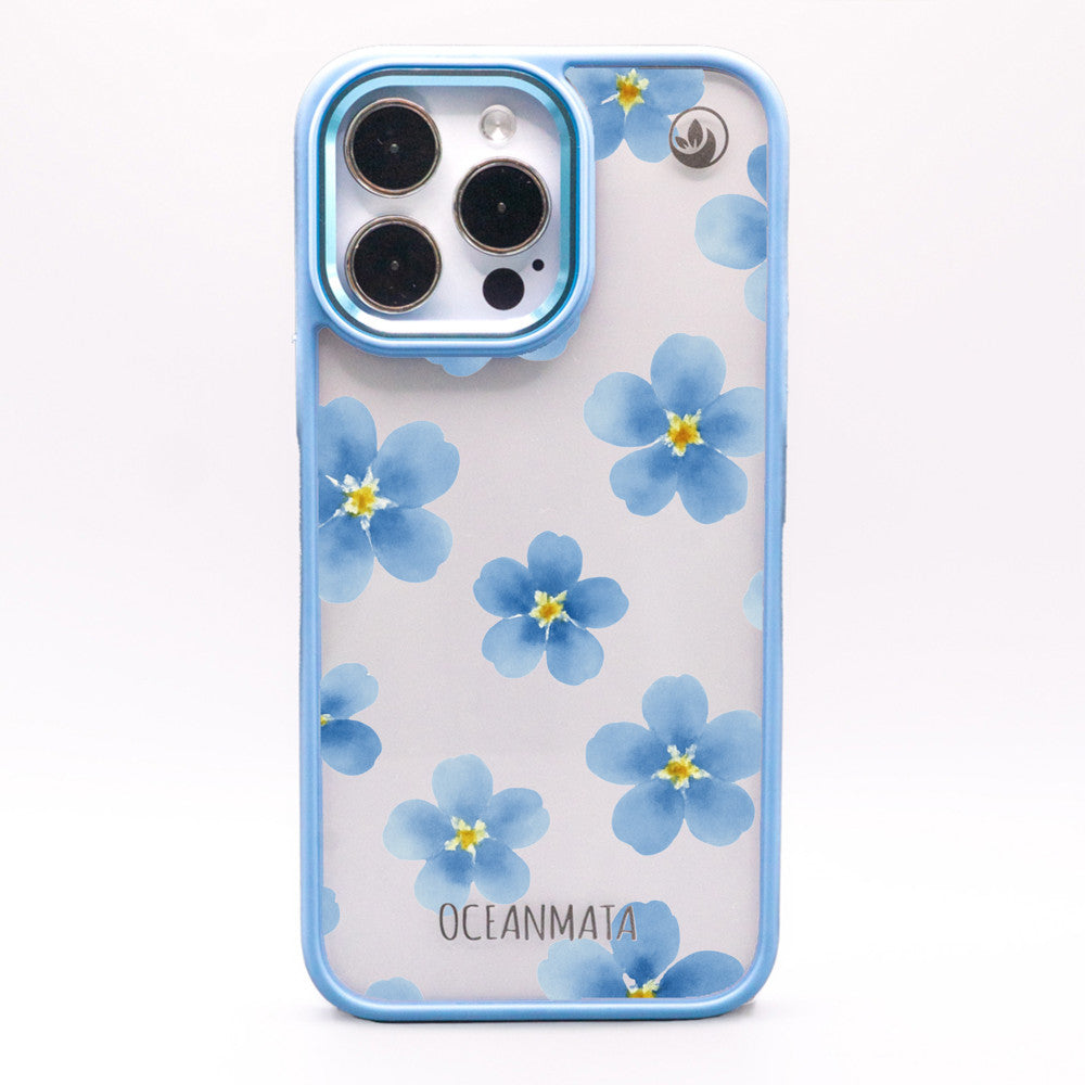 iPhone 12 pro / iPhone 12 Hülle - vergissmeinnicht - "forget-me-not" - nachhaltig